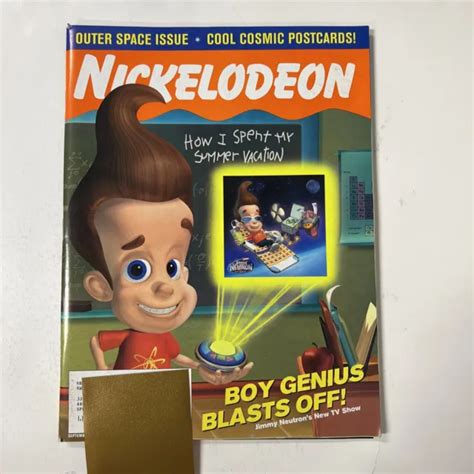 Nickelodeon Magazine November 2002 Jimmy Neutron Boy Genius Complete