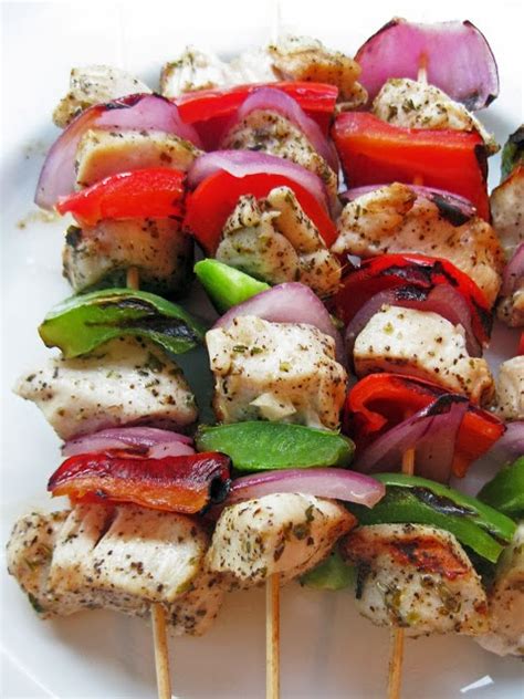 Marinated Greek Chicken Skewers Recipe