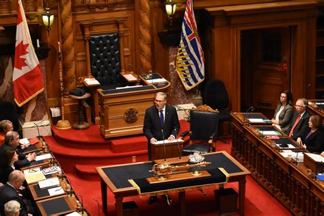 British Columbia Legislative Assembly And Premier John Horgan Flickr