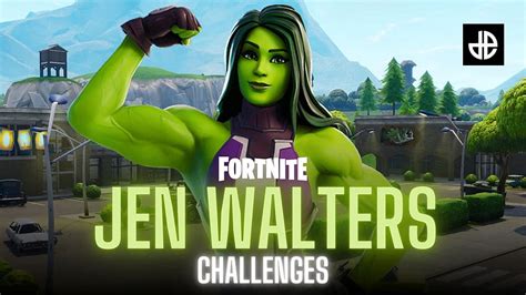 How To Complete Jennifer Walters Awakening Challenges In Fortnite She