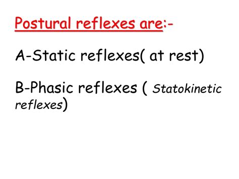 Ppt Postural Reflexes Powerpoint Presentation Free Download Id9574106