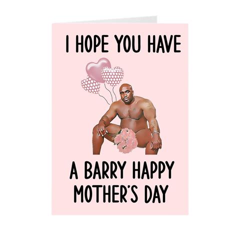 Barry Woods Meme Mothers Day Card Wood Sitting On A Bed Etsy