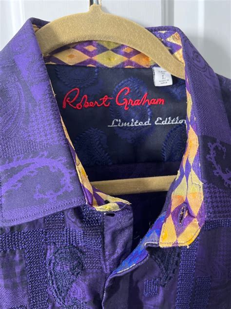 Robert Graham Limited Edition Large 6281036 Blue And Gold Ebay