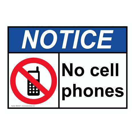 No Cell Phone Sign Printable Printable Templates