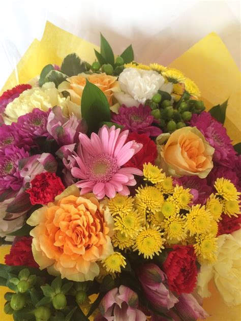 Send your get well wishes and brighten someone's day with a stunning bouquet of get well flowers. Get well soon same day local delivery flower bouquet from ...