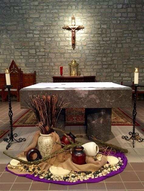 Ash Wednesday Altar Decorations Images Church Altar Decorations Lent