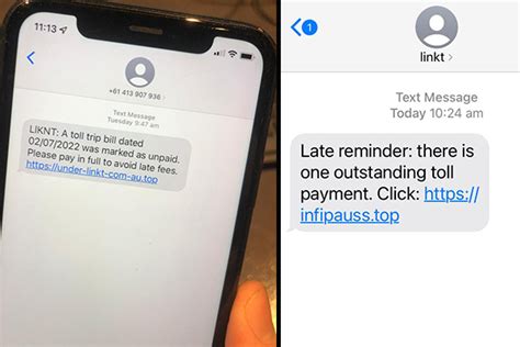 Scam Alert Warning Over New Toll Texts