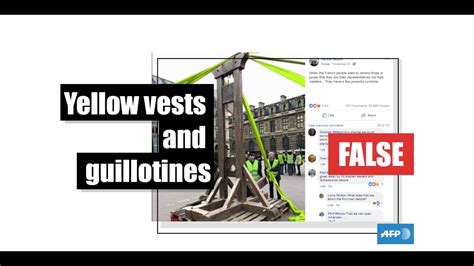 The Yellow Vests Imaginary Guillotine Fact Check
