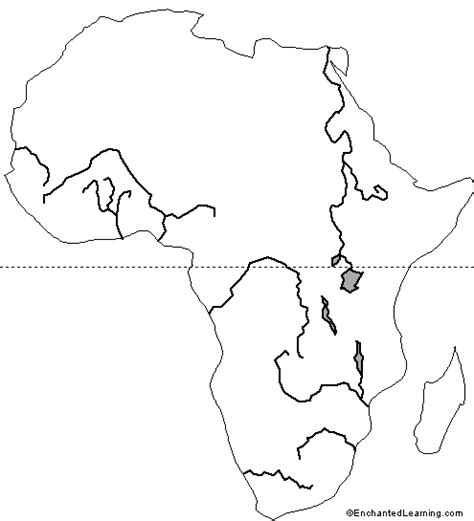 Blank Map Of Africa Printable Blank Map Of Africa Printable Outline