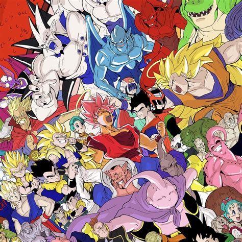 Todos Los Personajes De Dragon Ball Reunidos En Una Imagen