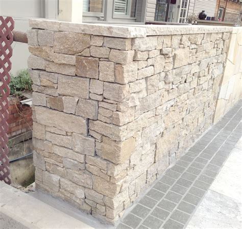 Stone Panel System Rustic Gneiss Stone Cladding Exterior Wall