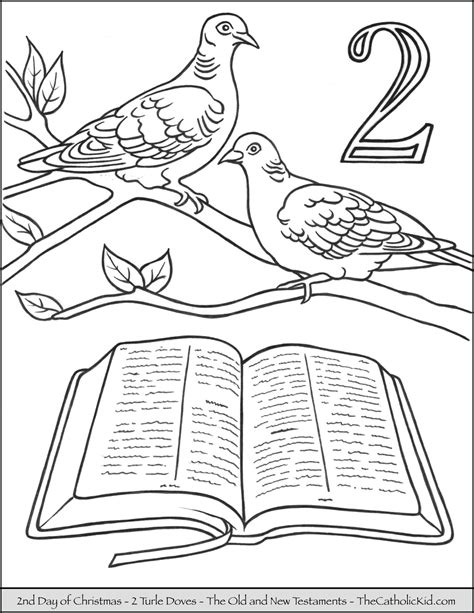 This new set of coloring pages features a '12 days of christmas' theme. 12 Days of Christmas Coloring Pages - TheCatholicKid.com