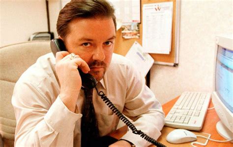 ricky gervais reveals inspiration behind david brent to mark the office anniversary
