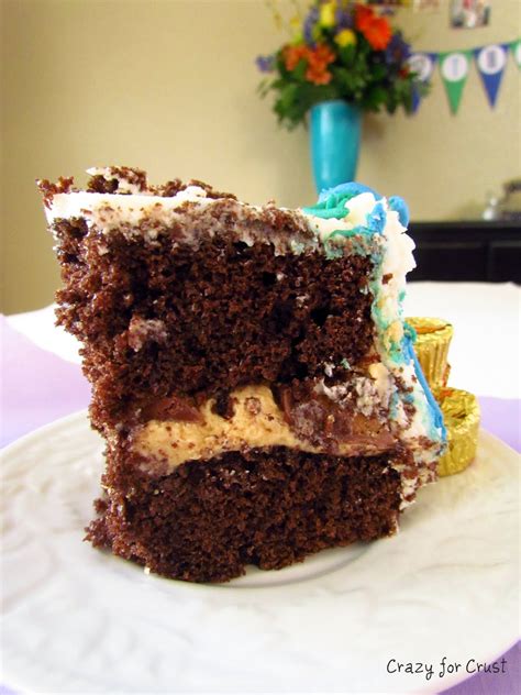 Apr 26, 2020 · this chocolate chip cake is incredibly moist and flavorful. Chocolate Cake with Peanut Butter Filling - Crazy for Crust