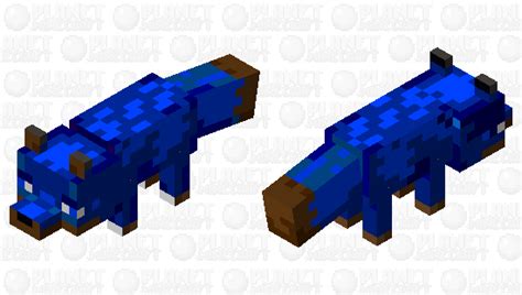 Blue Fox Minecraft Mob Skin