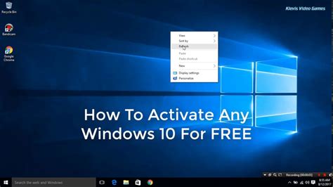 How To Activate Any Windows 10 Easy Way 2017 Youtube