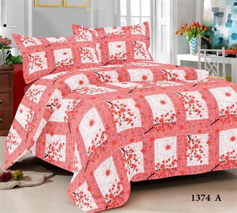 Cotton Floral Print Shanplus Double Bedsheet 90x100 For Home Rs 430
