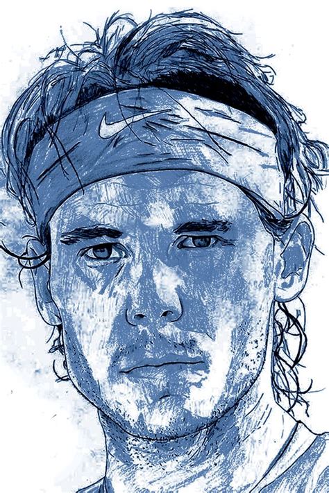 Rafael Nadal Illustration T Shirt By The Art Bundle Black Large