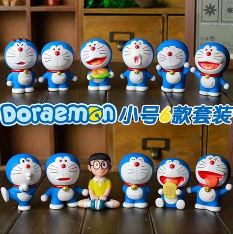 Cute Doraemon Action Figure Toy Jingle Cat Magic Pocket Future Props
