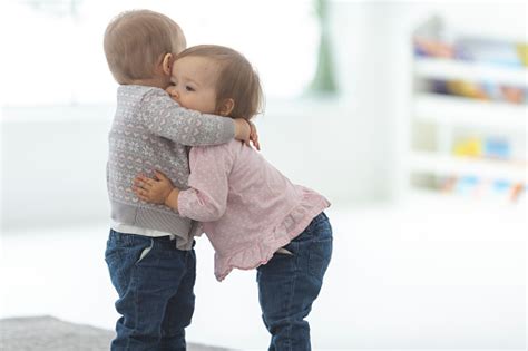 Toddlers Hug Stock Photo Download Image Now Friendship Baby