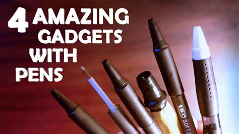 4 Amazing Gadgets To Make With Pens Cool Spy Pen Gadgets Youtube