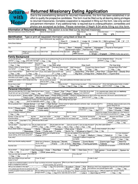 Dating Application Form 2020 Fill And Sign Printable Template Online