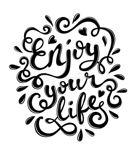 Enjoy Your Life Stock Vector Illustration Of Nature 77955968