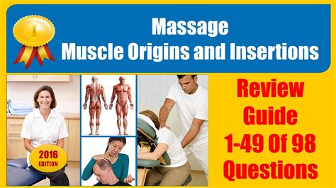 Massage Muscle Origins And Insertions Review Guide 1 49 Of 98 Questions Youtube