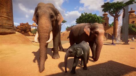 Planet Zoo Indian Elephant Myersanimal Entertainment Park Youtube