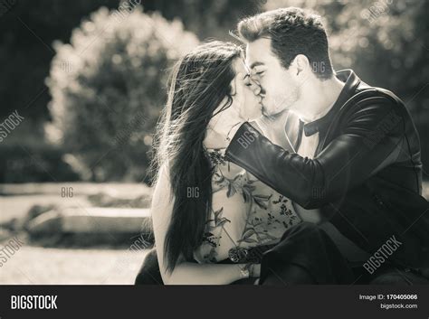 Beautiful Couple Kissing Love Image And Photo Bigstock