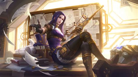 Caitlyn Arcane Lol League Of Legends Game 4k Hd Wallpaper Rare Gallery