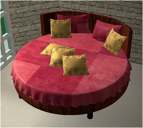 Mod The Sims Rounded Bed Berlino Recolor