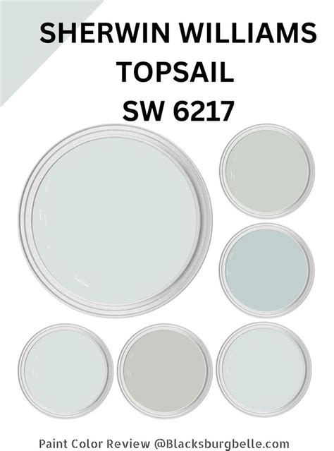 Sherwin Williams Topsail Palette Coordinating Inspirations