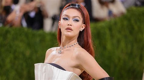 Gigi Hadid Brings A Bombshell Redhead Beauty Transformation To The Met