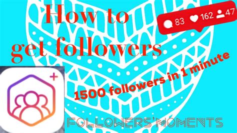 How To Get Instagram Followers Series Followersmoments Youtube