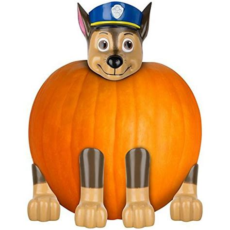 Paw Patrol Chase The Police Pup Pumpkin Push In Kit Halloween Prop