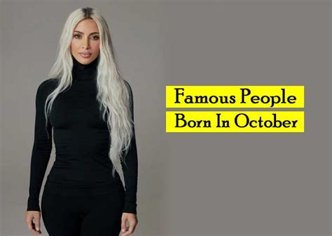 Famous People Born In October Revive Zone