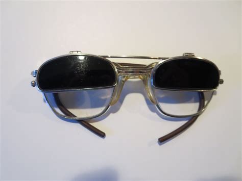 Vintage American Optical Safety Glasses Ao Safety With Flip
