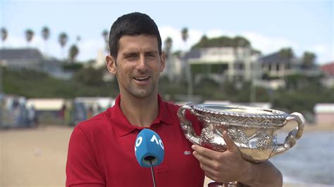 Novak Djokovic Speaks After Winning Australian Open Youtube