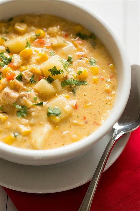 Chipotle Chicken And Corn Chowder Brown Eyed Baker