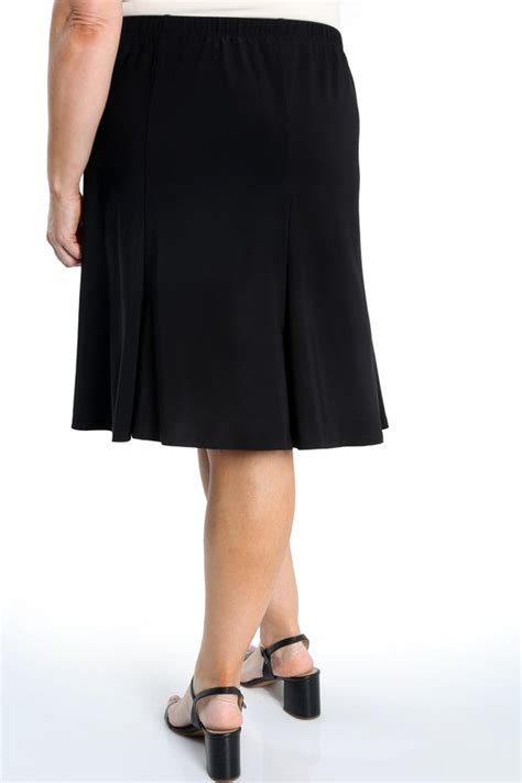 Vikki Vi Jersey Black Flip Skirt