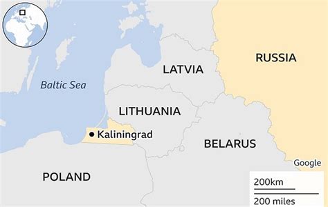 As The Russia Ukraine Conflict Rages On The Spotlight Is On Kaliningrad Russias Westernmost