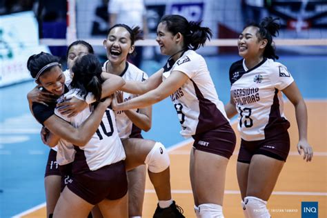 Uaap Volleyball Up Lady Maroons Beat Feu Lady Tamaraws For 1st Time In