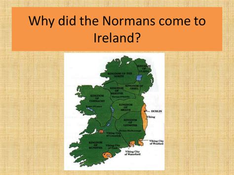 Normans In Ireland By Alana852 Teaching Resources Tes