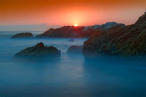 Photo Sunset In Pacific Ocean By Lou Lu On 500px Pacific Ocean Ocean