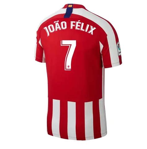 Camiseta de equipo de fútbol nike atletico madrid home jersey 2018/2019 al mejor precio en idealo.es ! Joao Felix #7 Atletico Madrid 2019/2020 Home Jersey by Nike