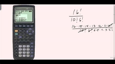 Using Your Calculator To Find Factorials Youtube