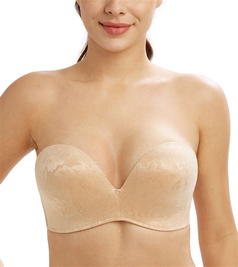 Push Up Bras Seamless Wireless Anti-Slip Women's Strapless Bra Shape