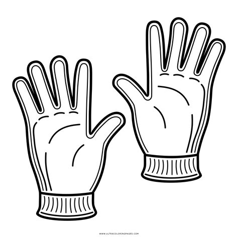 Gloves Coloring Page Coloring Page Coloring Home