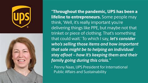 Ups Public Affairs On Twitter Icymi Penny Naas Ups President For